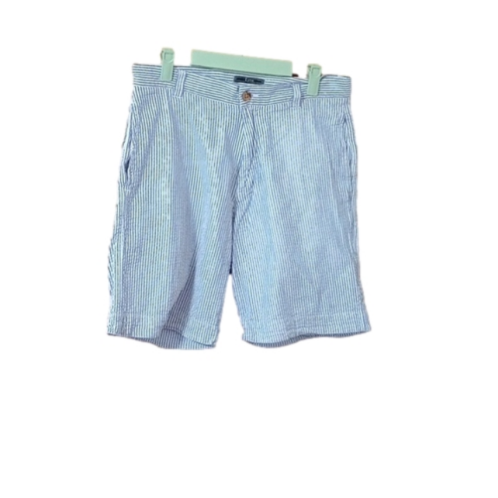 Lynx Seersucker Bermuda Shorts size 32